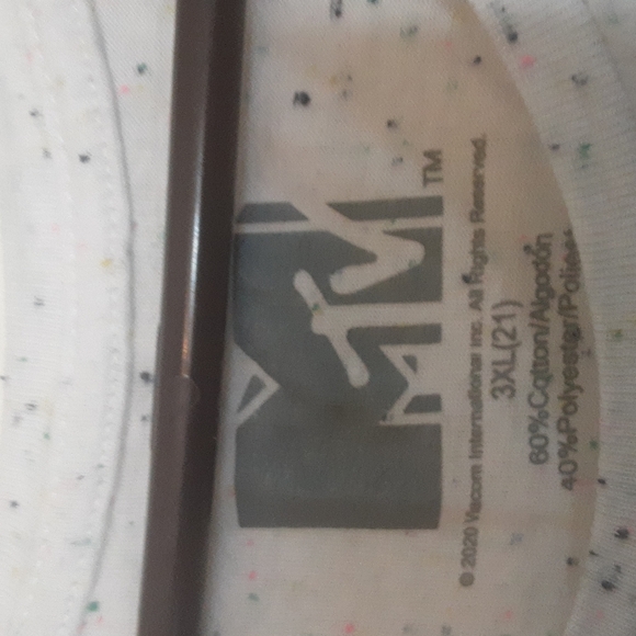 MTV Sleeveless Tank 2020 Sz 3X - Picture 4 of 5